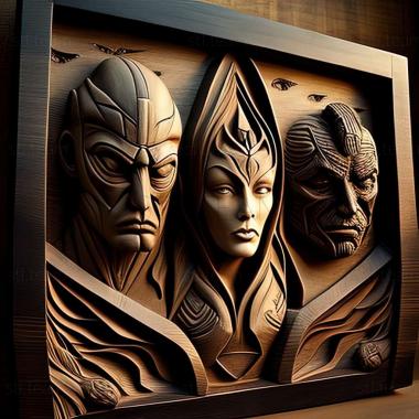 3D модель Игра Трилогия Mass Effect (STL)